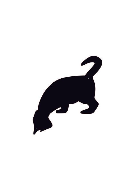 Декоративное панно из металла, картина на стену Кот №6 CAT06 фото