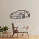 Авто Porsche 911 GT3 Front, декор на стену из металла 100см 128 фото 3