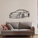 Авто Porsche 911 GT3 Front, декор на стену из металла 100см 128 фото 1