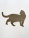 Декоративное панно из металла, картина на стену Кот №9 CAT09 фото 2