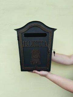 Декоративна поштова скринька ПОШТА, декор сова 2295387744 фото