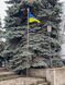 Флагшток збірний з нержавіючої сталі з механізмом підйому і опускання прапора 5.2м. З прапором у комплекті. Cірий Герб. Пластина для кріплення SHTOK52 фото 3