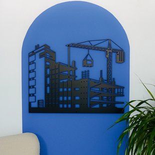 Вантажівка, фура 2, декор на стіну із металу 505 фото