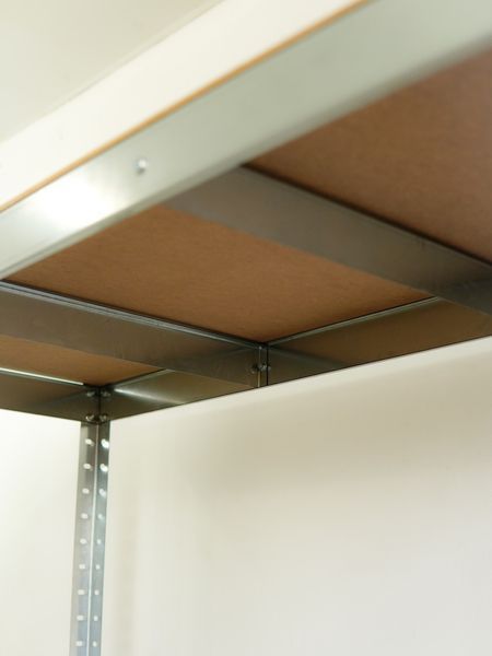Стеллаж Ferrum 1000x1000x300, металл 1мм, оцинкованный, 3 полки FER-O-1000-1000-300-4 фото