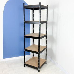 Стеллаж Ferrum 1000x500x500, металл 1мм, 3 полки, черный FER-F-1000-500-500-3-BLK фото