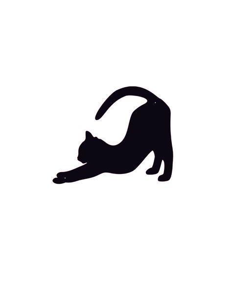 Декоративное панно из металла, картина на стену Кот №12 CAT12 фото